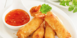 VÅRRULLAR MED RÄKOR