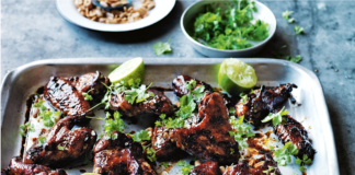 Thailändska Kycklingvingar med citrongräs & Chili som värt de kladdiga fingrarna