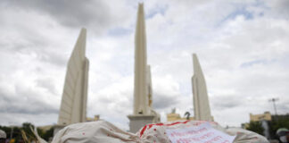 Polisen skjuter vattenkanoner, gummikulor, tårgas mot demonstranter