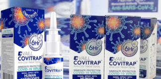 Nässpray för att förhindra Covid, kommer till butik 1 oktober