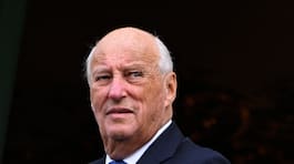 Kung Harald har landat i Norge