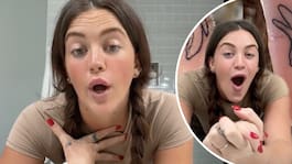 Marie har ”världens fulaste tatuering”: ”Försökte att inte gråta”