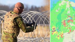 Mystiska störningar vid gränsen mot Ryssland