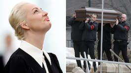 Julija Navalnajas känslosamma farväl till maken