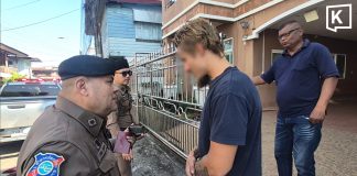 Naken norsk turist skrämde lokalbefolkning i Udon Thani på nyårsmorgon
